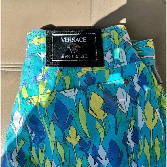 Multi colored Vintage Versace women’s pants - Picture 2 of 4